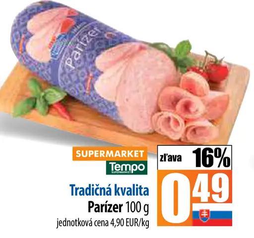 Tempo Tradičná kvalita Parížer