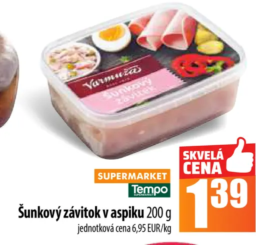 Tempo Šunkový závitok v aspiku