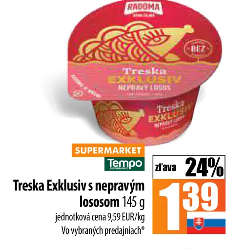 Ardoma Treska Exklusiv s neprávym lososom