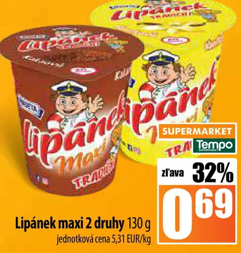 Lipánek maxi 2 druhy