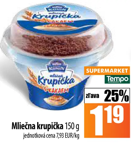 Kunín Mliečna krupička