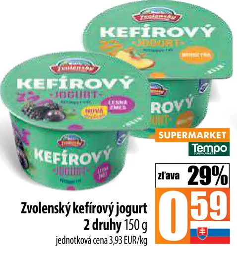 Káva Zvolenský kefírový jogurt