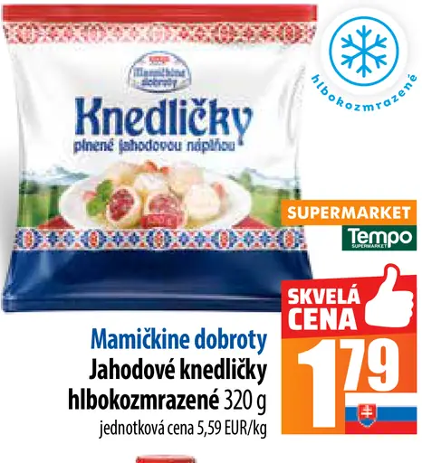 Mamičkina dobroty Jahodové knedličky