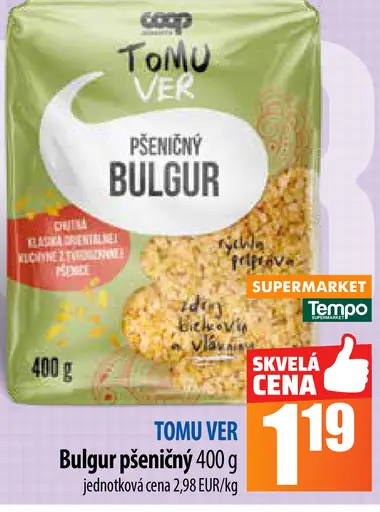 TOMU VER Bulgur pšeničný