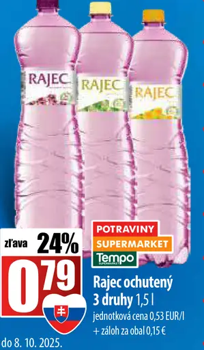 Rajec ochutený 3 druhy