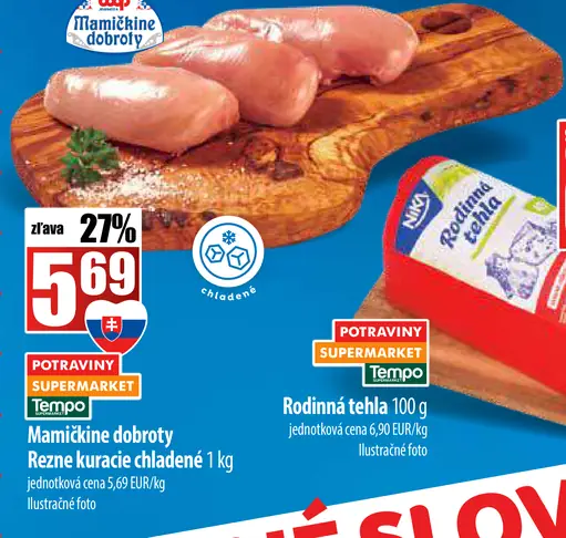 Mamičcine dobroty Rezne kuracie chladené