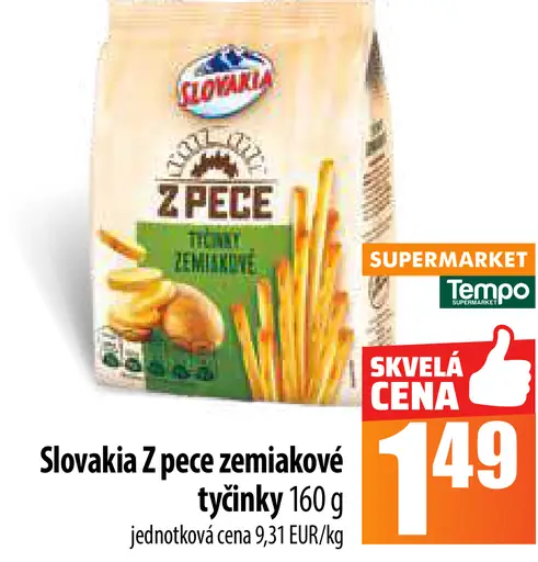 Slovakia Z Pece Tyčinky zemiakové