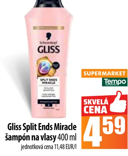 Gliss Split Ends Miracle šampón na vlasy