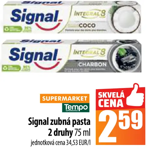 Signal zubná pasta