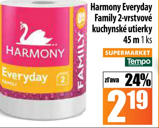 Harmony EveryDay Family kuchynské utierky 2 vrstvy
