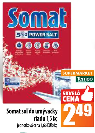 Somat Soľ do umývačky riadu