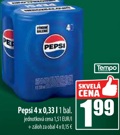 Pepsi plechovka