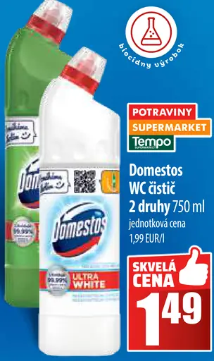 Domestos WC čistič