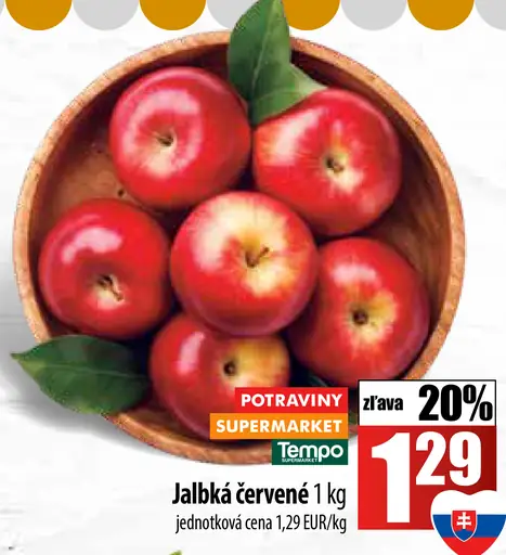 Červené jablká