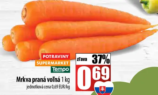 Mrkva praná