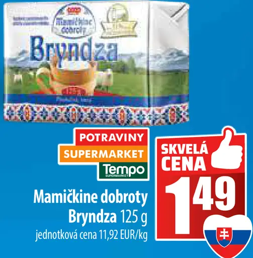 Mamičkiné dobroty Bryndza
