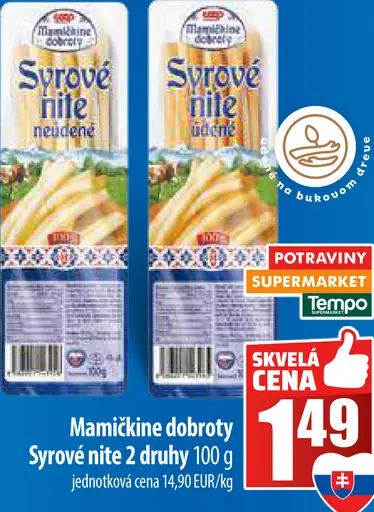 Mamičkine dobroty Syrové nite neúdené