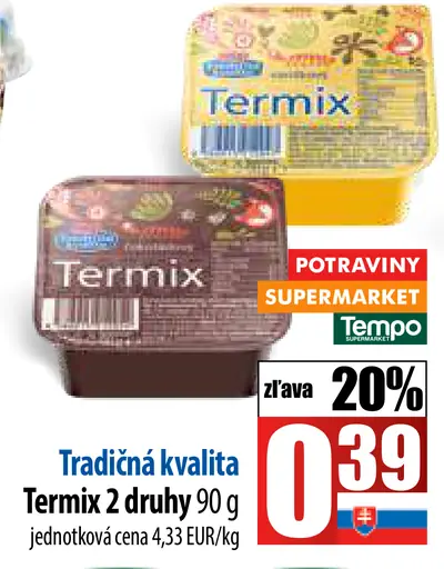 Mlékárna tradční kvalita Termix
