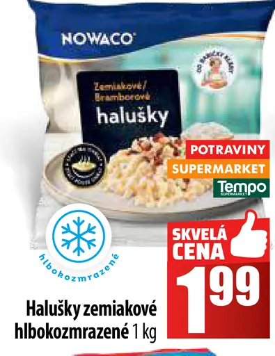 Nowaco Halušky zemiakové