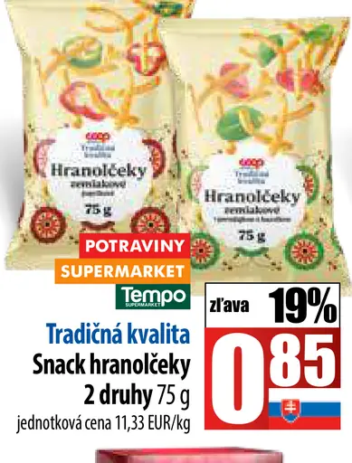 Snack hranolčeky