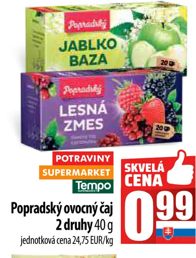 Popradská ovocný čaj