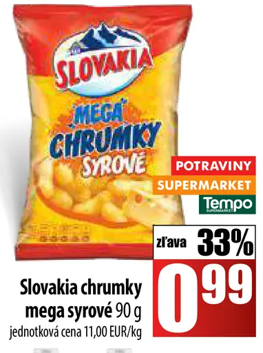 Slovakia Mega chrumky syrové
