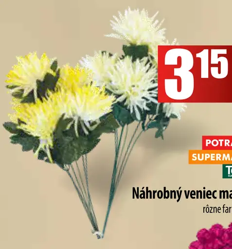 Náhrobný veniec malý