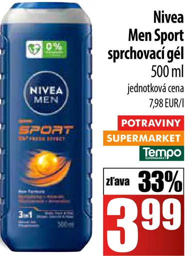Nivea Men Sport sprchovací gél