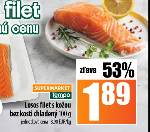 Nowaco Losos filety s kožou
