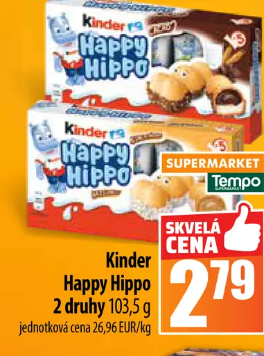 Kinder Happy Hippo