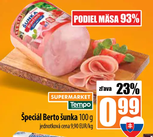 Berto Špeciál šunka bravčová