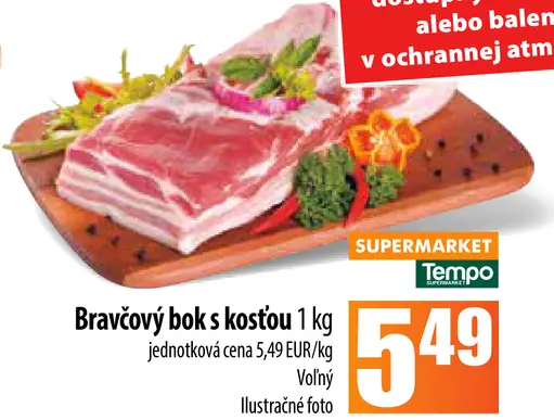 Bravčový bok bez kosti