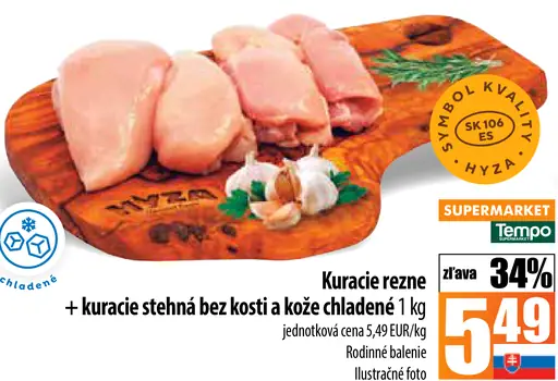 Kuracie rezne chladené