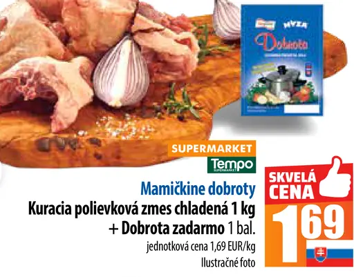 Kuracia polievková zmes chladená