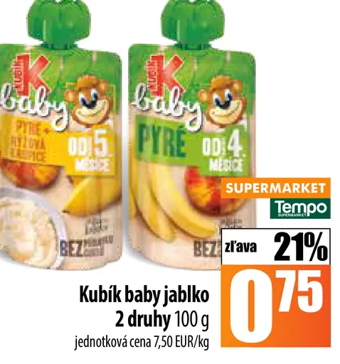 Kubič baby jablko