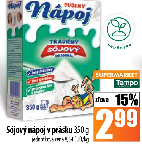 Sójový nápoj v prášku