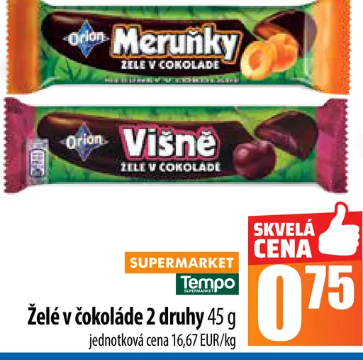 Želé v čokoláde