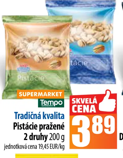Tradičná kvalita Pistácie pražené