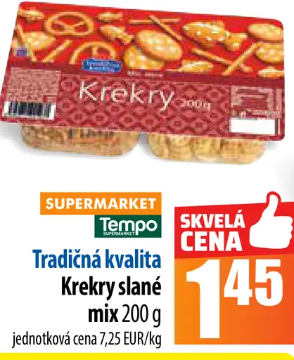 Tradícia kvalita Krekry slané mix