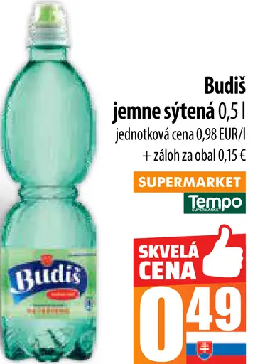 Budíš jemne sýtená