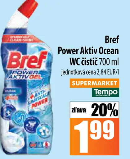 Bref Power Aktiv Ocean WC čistič