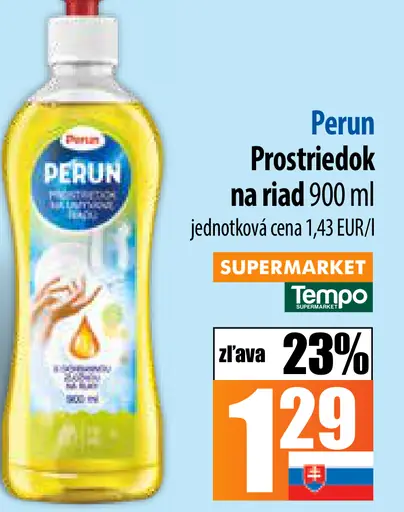 Tempo Perun Prostriedok na riad