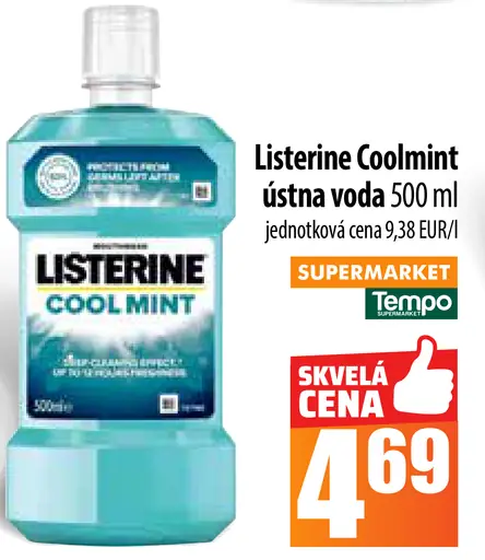 Listerine Coolmint ústna voda