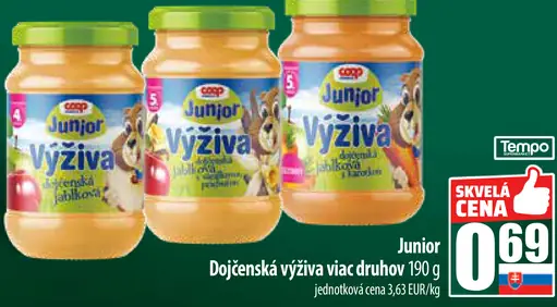 Junior Dojčenská výživa