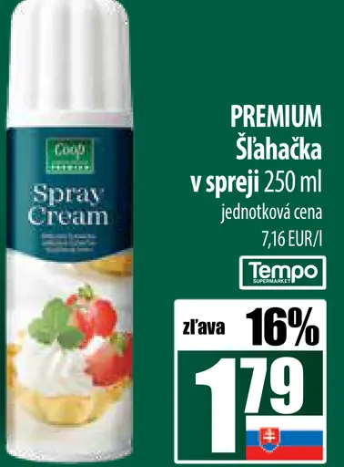 PREMIUM Šľahačka v spreji