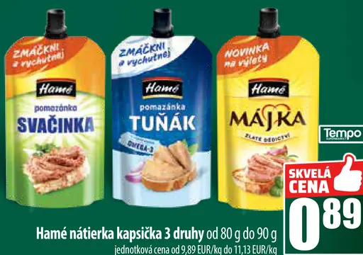 Hamé nátierka kapsička