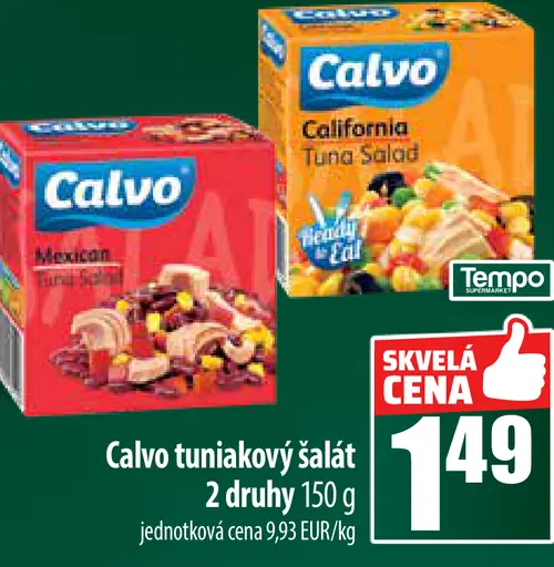 Calvo Tuniakový šalát