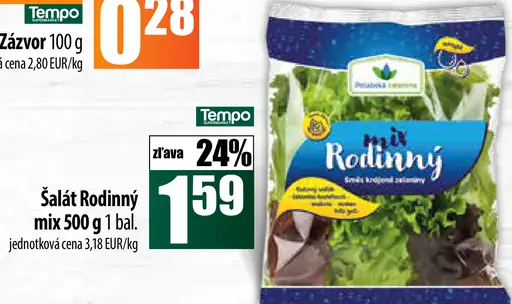 Tempo Šalát rodinný mix