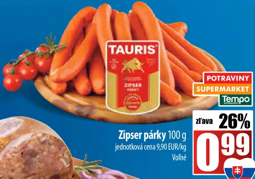 Tauris Zipser párky