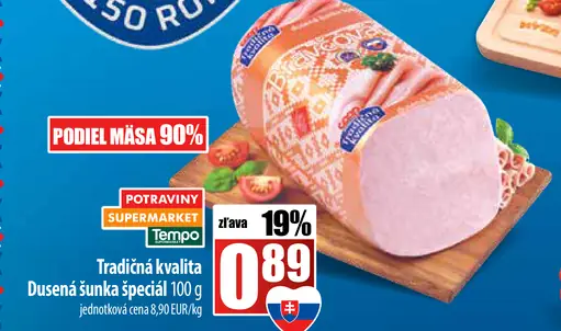 Tradičná kvalita Dusená šunka Špeciál